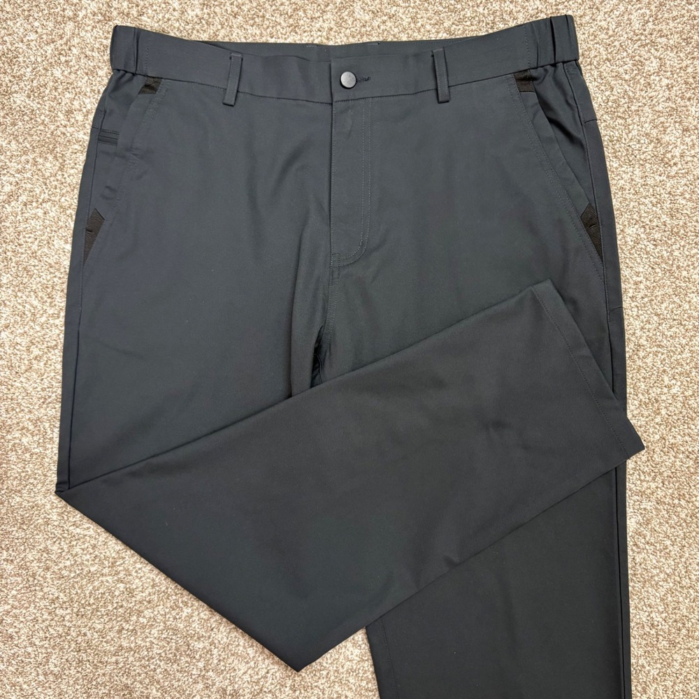 Jack Archer Jetsetter Tech Pants Mens 33x28 Space Black Performance Chino Golf